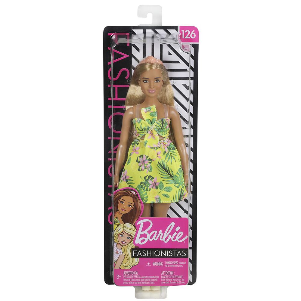 Barbie Fashionista Doll with Long Strawberry Blonde Hair, , large