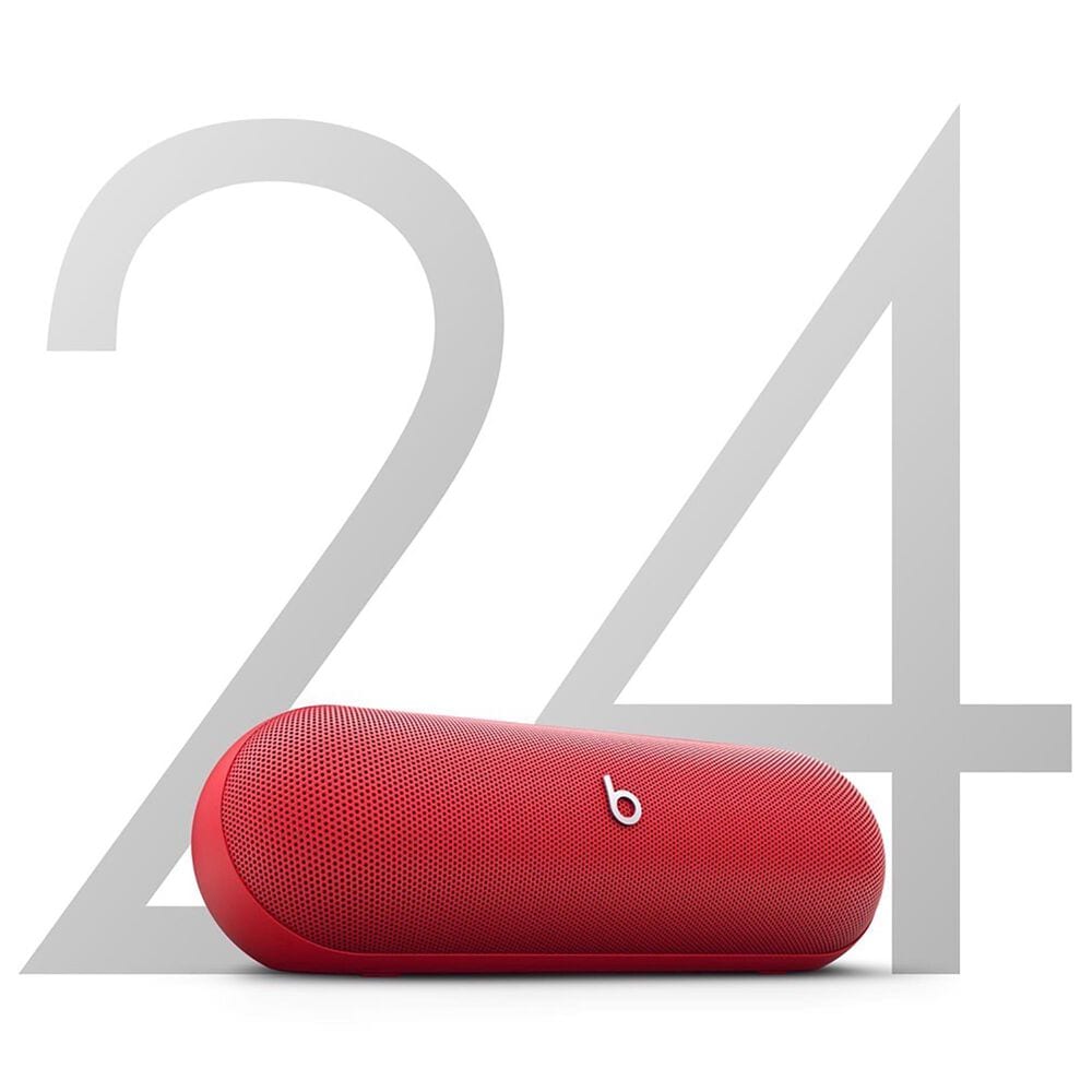 Beats Pill Portable Bluetooth Wireless Water in Statement Red, , large
