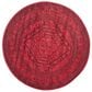Safavieh Adirondack ADR108F-6R 6" x 6" Red/Black Round Rug, , large