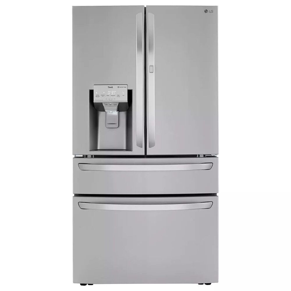 LG 2-Piece Kitchen Package with 30 Cu. Ft. Smart Wi-Fi Enabled Refrigerator and Pocket Handle Dishwasher in Stainless Steel, , large