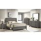 Titanic Furniture Durham 5-Piece Queen Panel Bedroom Set in Gray, , large