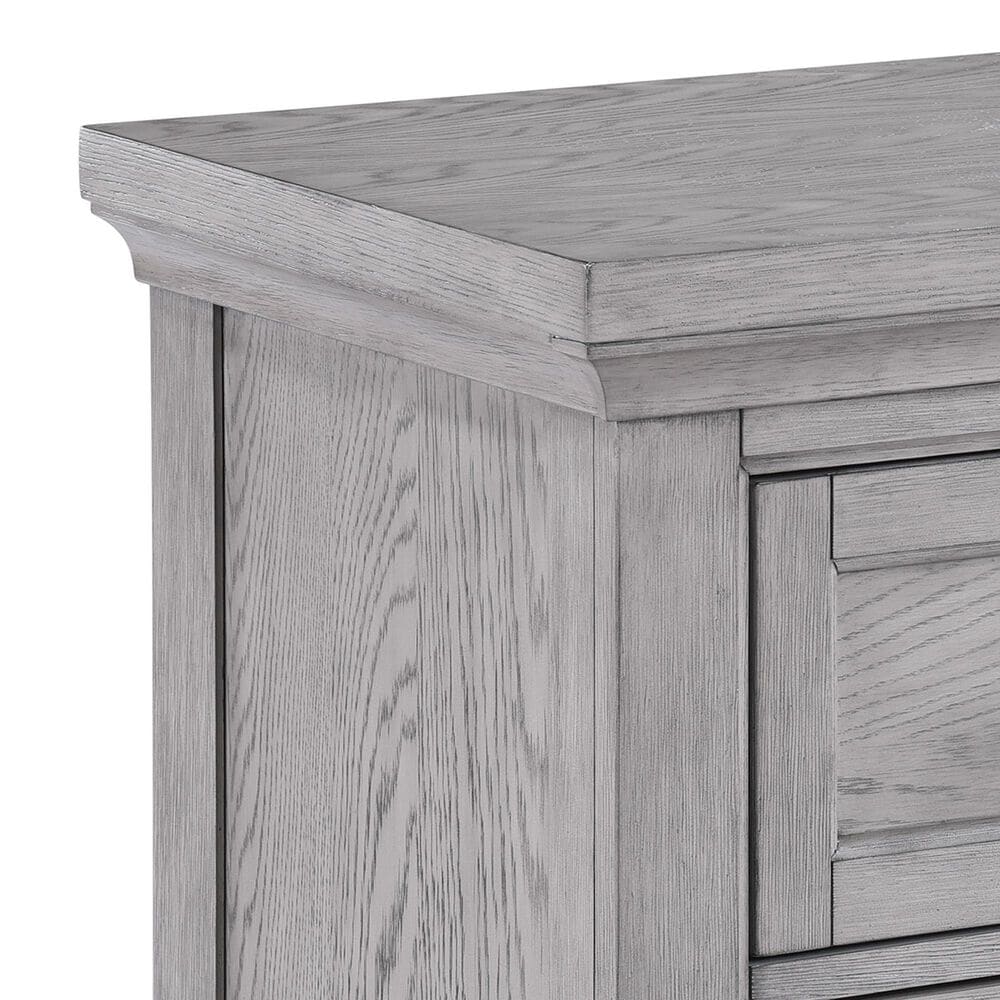 Crown Mark Beckett 2 Drawer Nightstand in Greige, , large