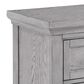 Crown Mark Beckett 2 Drawer Nightstand in Greige, , large