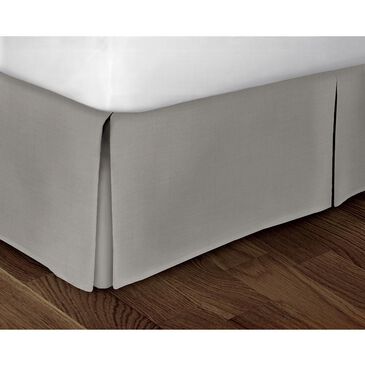 Rizzy Home 78" x 80" Bed Skirt in Gray, , large