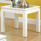 Furniture of America Loper End Table in White, , large
