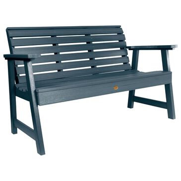 Highwood USA Weatherly 4" Garden Bench in Federal Blue, , large