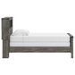 Ashley Frandern 5-Piece Twin Bookcase Bedroom Set in Rustic Warm Gray, , large
