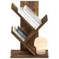 HOMLUX 3-Tier Floor Standing Tree Bookcase in Amber Pine, , large