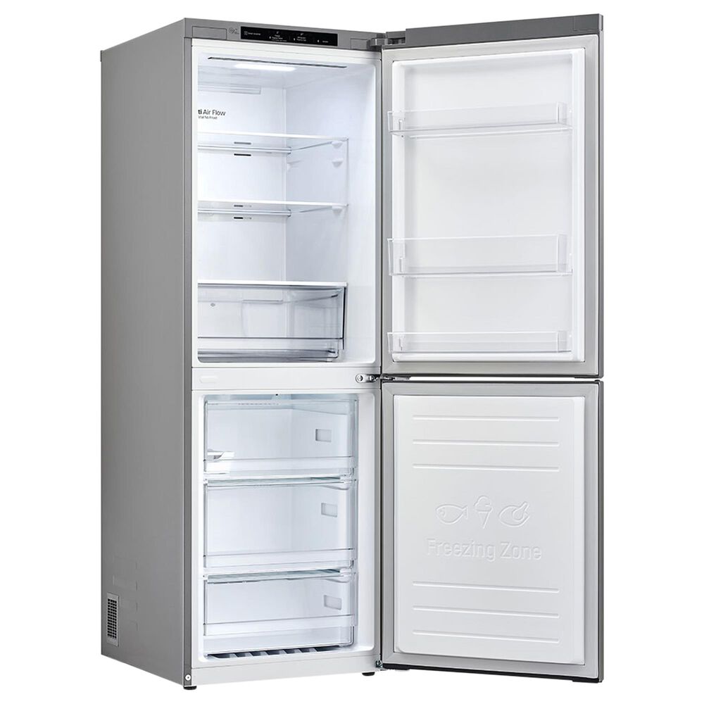 LG 11 Cu. Ft. Counter-Depth Bottom Freezer Refrigerator in Stainless Steel, , large