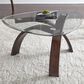 Steve Silver Furniture Pitman 3-Pack Table Base Set in Merlot Cherry, , large