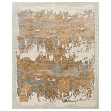 Surya Opulence Sterling Grey, Prairie Dust, Metallic Silver, Nickel and Light Silver 10" x 14" Area Rug, , large