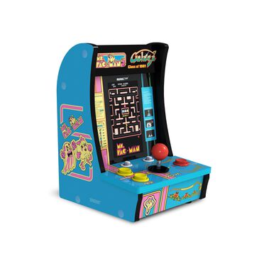 Arcade1Up Class of "81 Ms. PacMan Galaga Countercade 7 Arcade Machine in Blue, , large