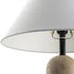 37B Agate Rounded Table Lamp in Natural Travertine, , large