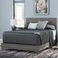 Ashley Sylveri Queen Chevron Panel Bed in Gray, , large