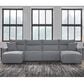 Ashley ModMax II 4-Piece Power Reclining Symmetrical Sectional in Salt and Pepper, , large