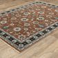 Oriental Weavers Keira Rust and Grey 9"10" x 12"10" Area Rug, , large