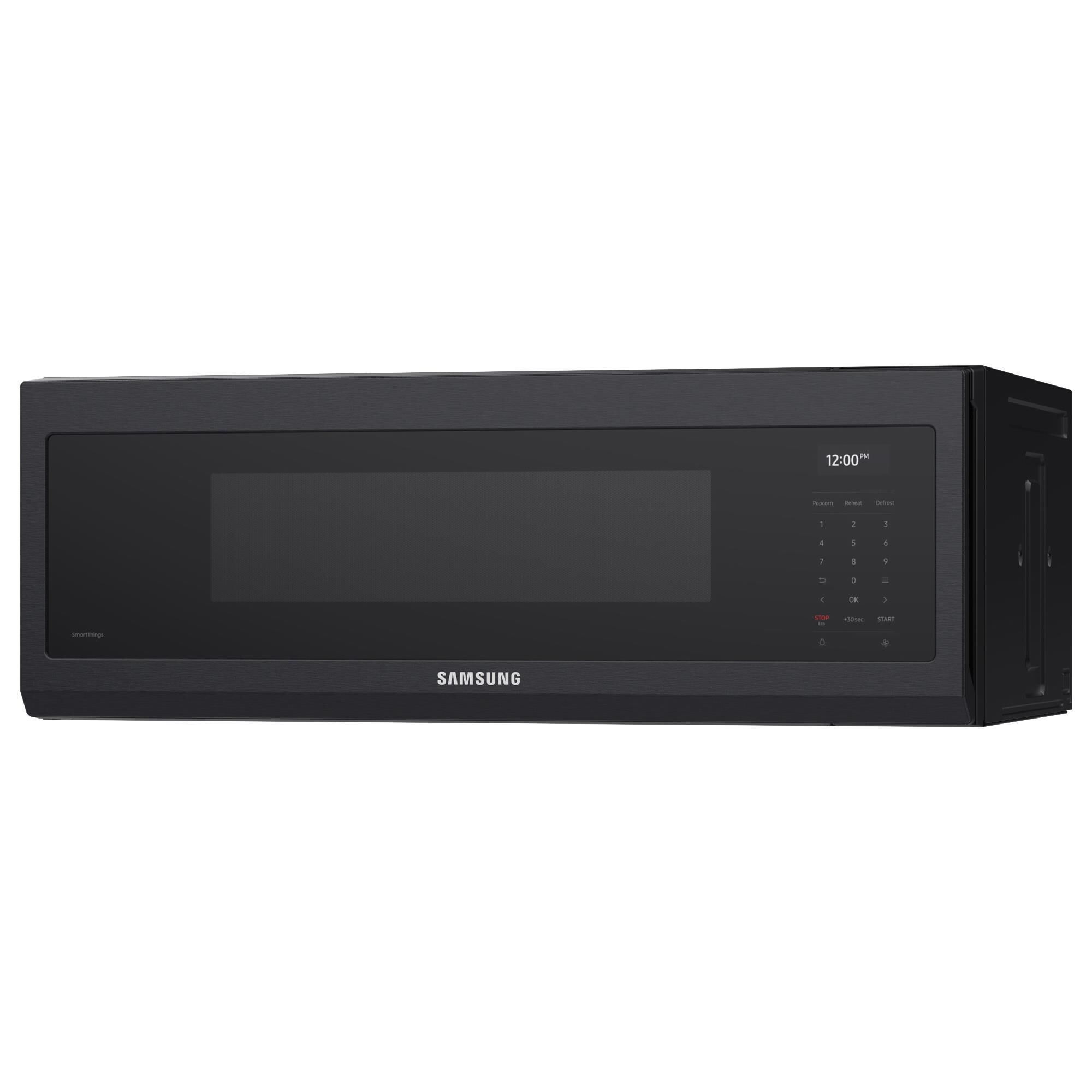 Samsung microwave countertop on sale black stainless