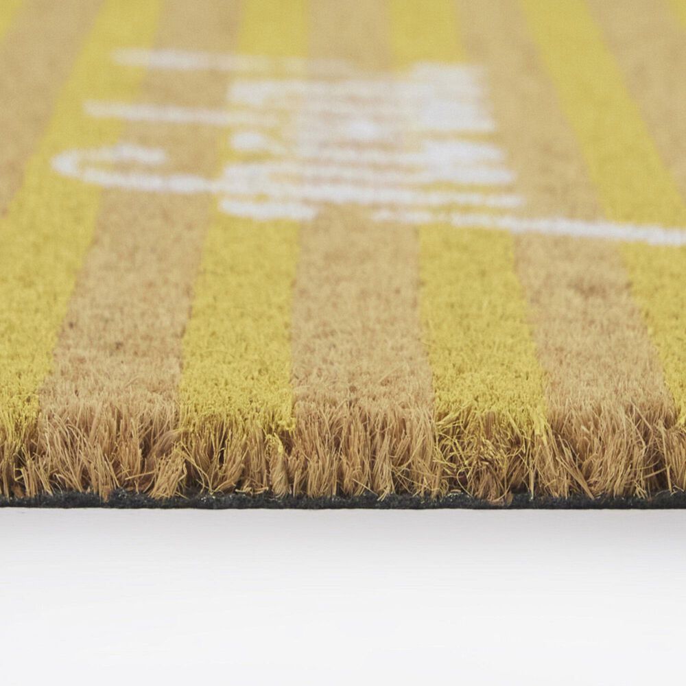 Balta Rugs Hola Yellow 1&#39;6&quot; x 2&#39;6&quot; Door Mat, , large