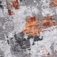 Safavieh Craft CFT820P 6"7" x 9" Grey and Orange Area Rug, , large