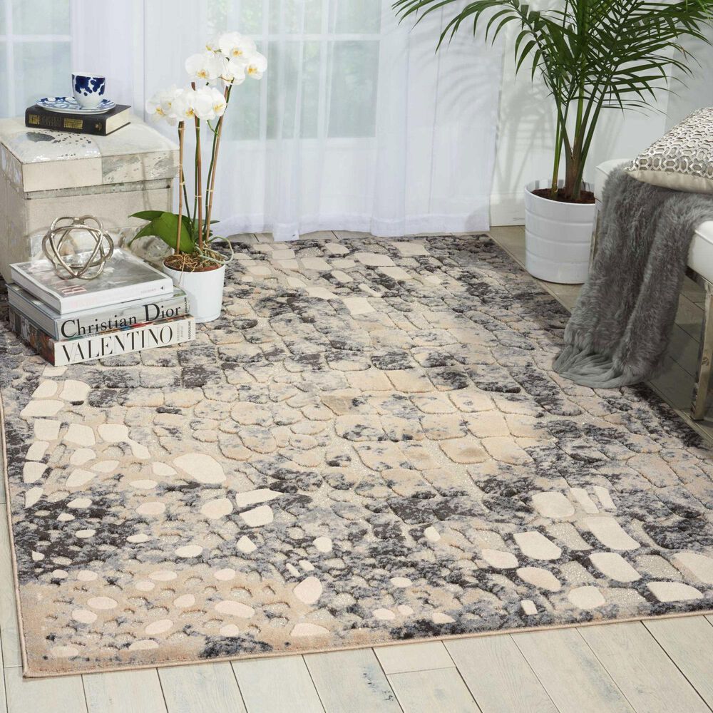 Nourison Gleam MA604 7&#39;10&quot; x 10&#39;6&quot; Flint Area Rug, , large