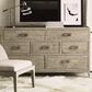 Bernhardt Highland Park Shaw 7-Drawer Dresser in Morel and Glazed Silver, , large
