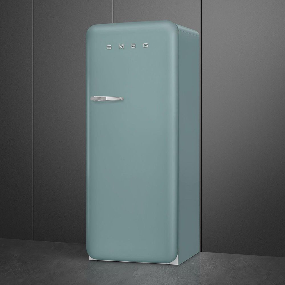 SMEG 9.53 Cu. Ft. Freestanding Compact Refrigerator with Right Handle in Emerald Green, , large