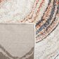 Safavieh Cyrus Shag CYR136A 2"2" x 7"9" Beige and Rust Runner, , large