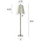 Flair Industries Capiz Slim Buffet Lamp in Aged Brass, , large