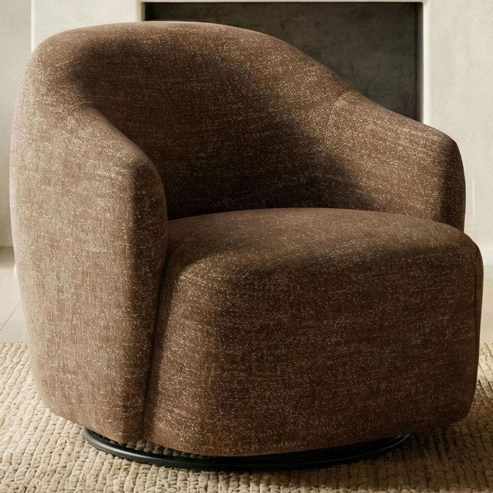Safavieh Peitra Accent Chair in Dark Brown, , large