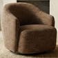 Safavieh Peitra Accent Chair in Dark Brown, , large