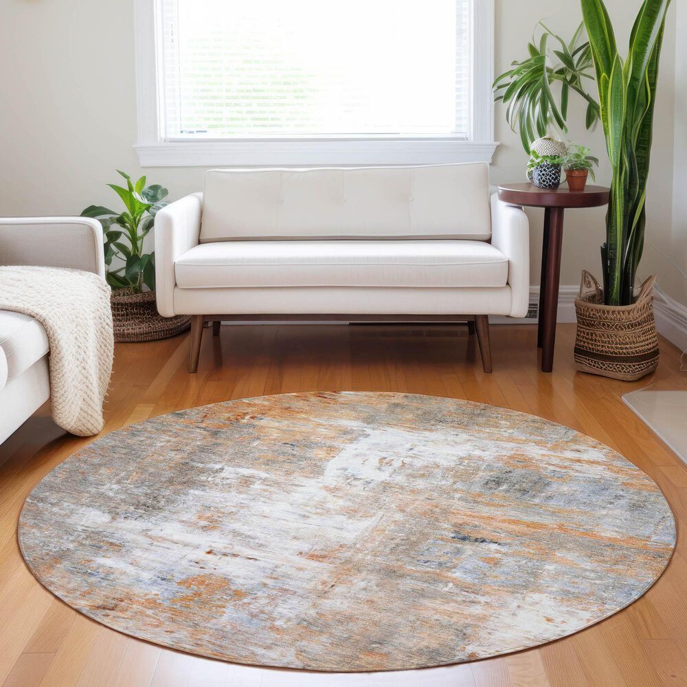 Dalyn Rug Company Ravenna RN1 8&#39; Round Copper Area Rug, , large