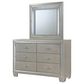 Mayberry Hill Platinum 4 Piece Twin Bedroom Set in Champagne, , large