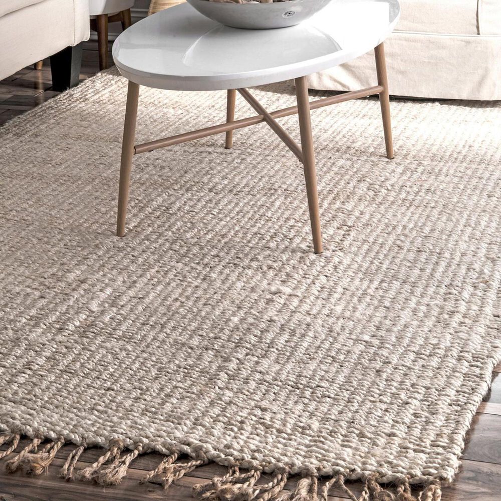 nuLOOM Aloha CLAL01A 8' x 10' Off White Area Rug Nebraska Furniture Mart