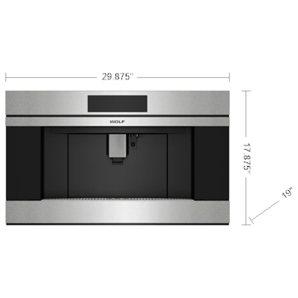 Wolf Appliances M Series 30" Contemporary Coffee System in Stainless Steel, , large
