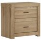 Riva Ridge Modern Loft 3-Piece King Platform Bed and Nightstand Set in Khaki, , large