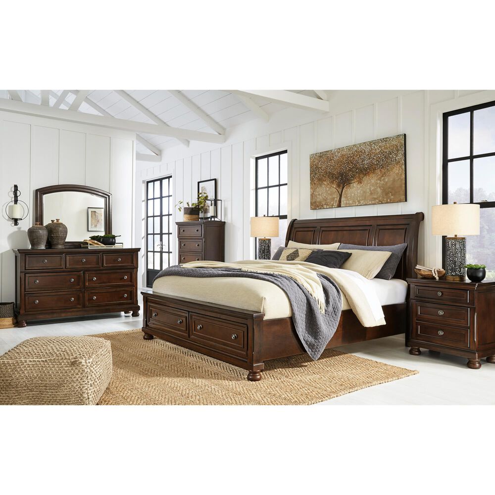 Millenium Porter 3-Piece California King Storage Bedroom Set in Rustic Brown, , large