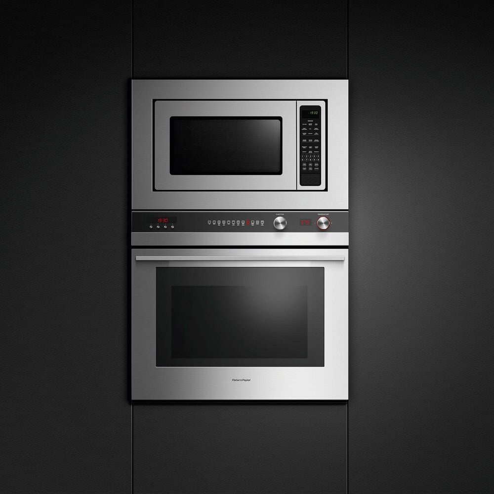 Fisher &amp; Paykel Traditional Microwave Trim Kit with Fan for MO24SS2 in Stainless Steel, , large