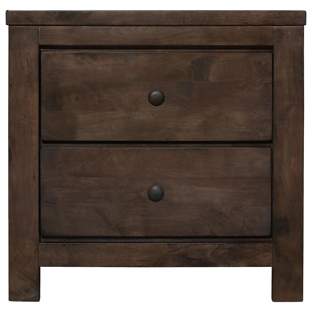 Emerald Home Furnishings Ashton Hills 2-Drawer Nightstand in Ash Brown, , large