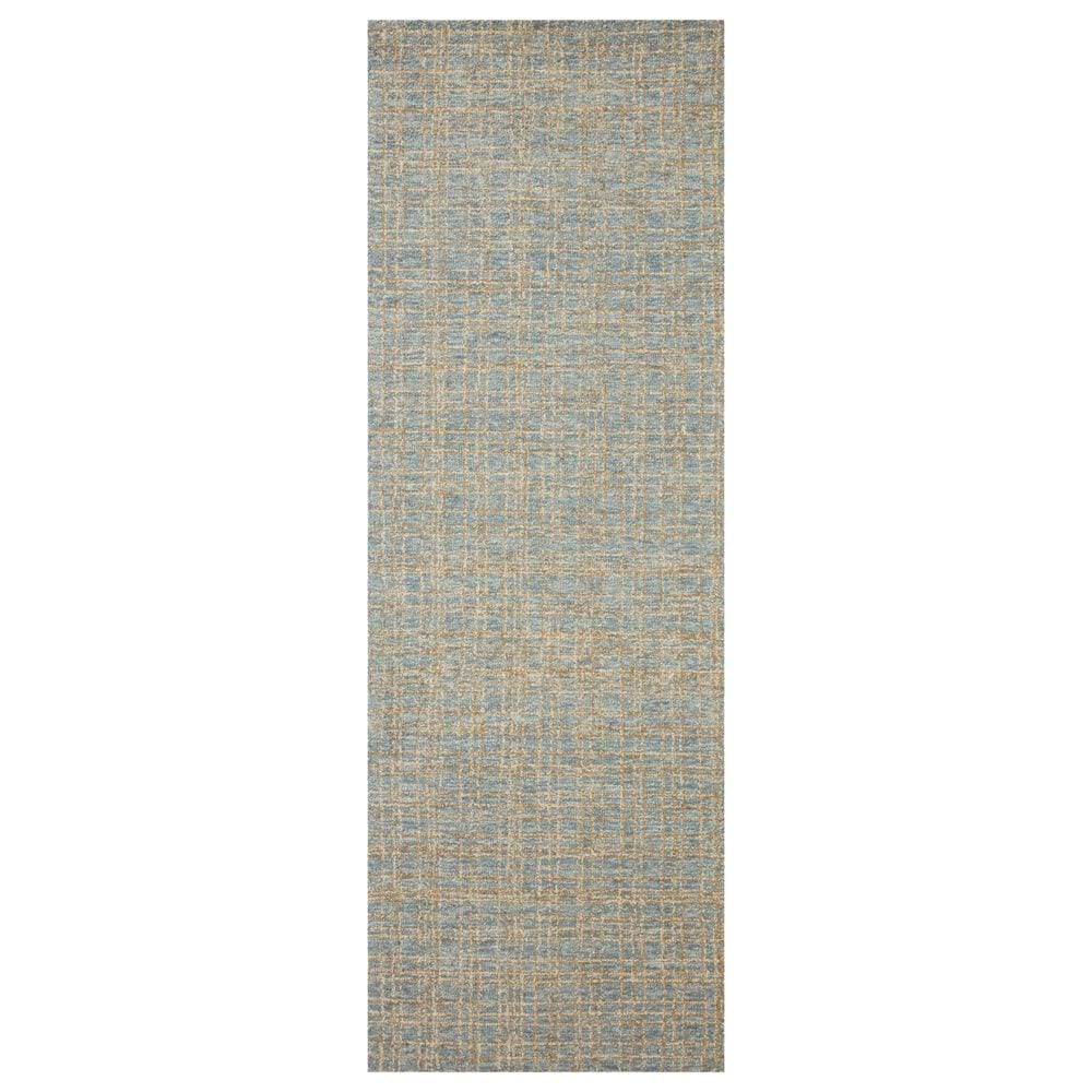 Chris Loves Julia x Loloi Polly 2" x 5" Blue and Sand, , large