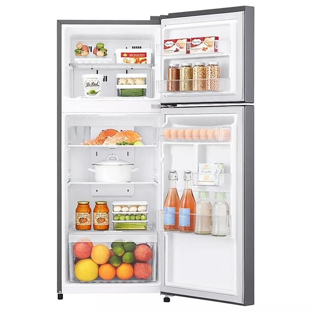 LG 7 Cu. Ft. Top Freezer Refrigerator in Platinum Silver, , large
