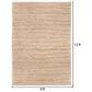 L&R Resources Natural Fiber 7"9" x 9"9" Winter Green Area Rug, , large