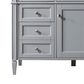 James Martin Vanities Brittany 48" Single Bathroom Vanity in Urban Gray with 3 cm Eternal Jasmine Pearl Silestone Top, Rectangular Sink and FreePower Wireless Charger, , large