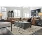 Ashley Emilia 5-Piece L-Shaped Sectional in Caramel, , large