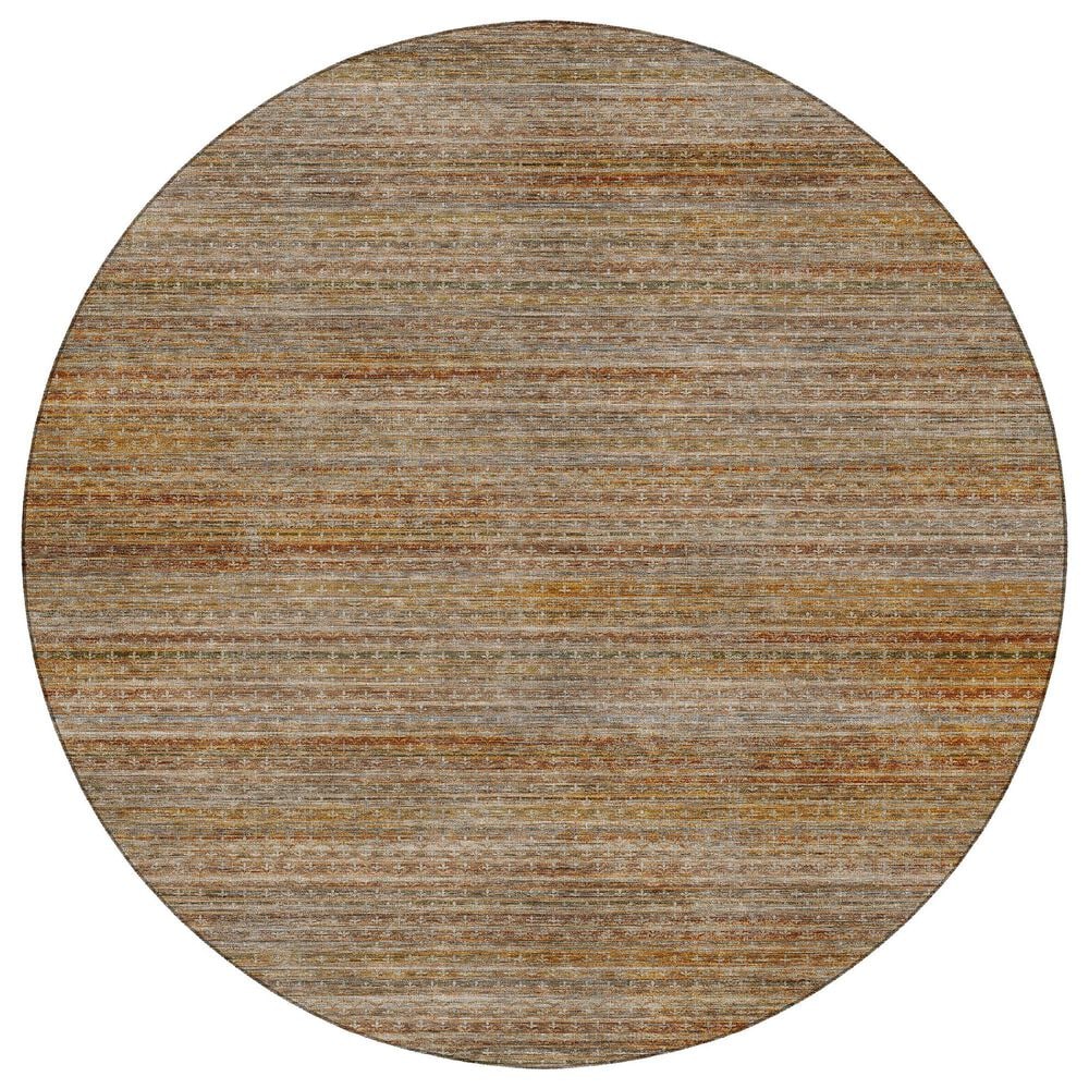 Dalyn Rug Company Vico VC6 Paprika 8" Round Area Rug, , large