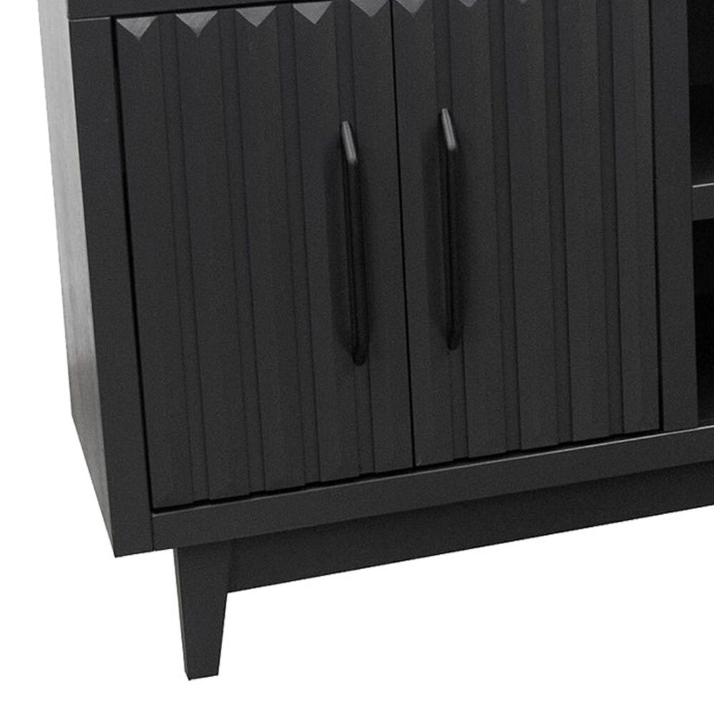 Legends Home Radiance 75&quot; TV Stand in Black, , large