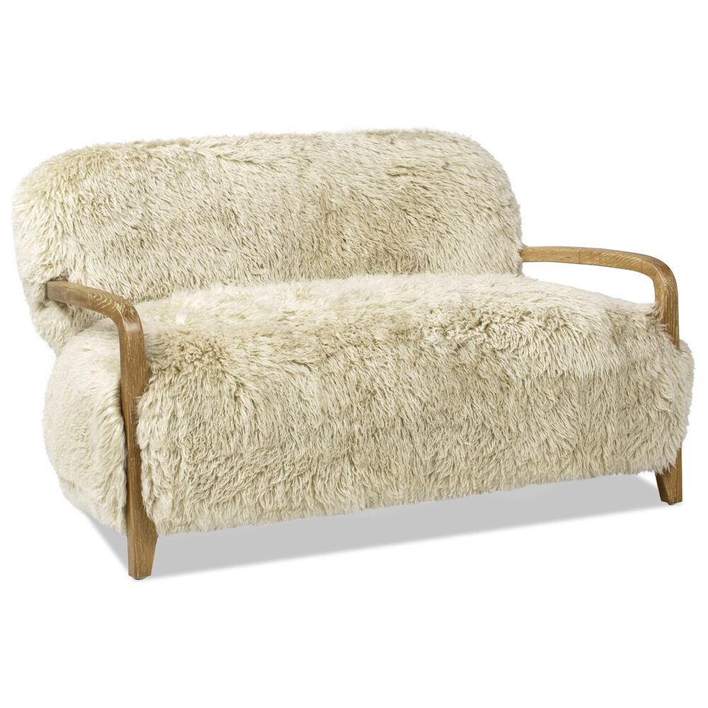 Jennifer Taylor Home Enchante Stationary Loveseat in Taupe Beige, , large