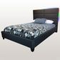 Loft District Metrica King Panel Bed with LED Lighting and Speaker in Softwelle Lava, , large