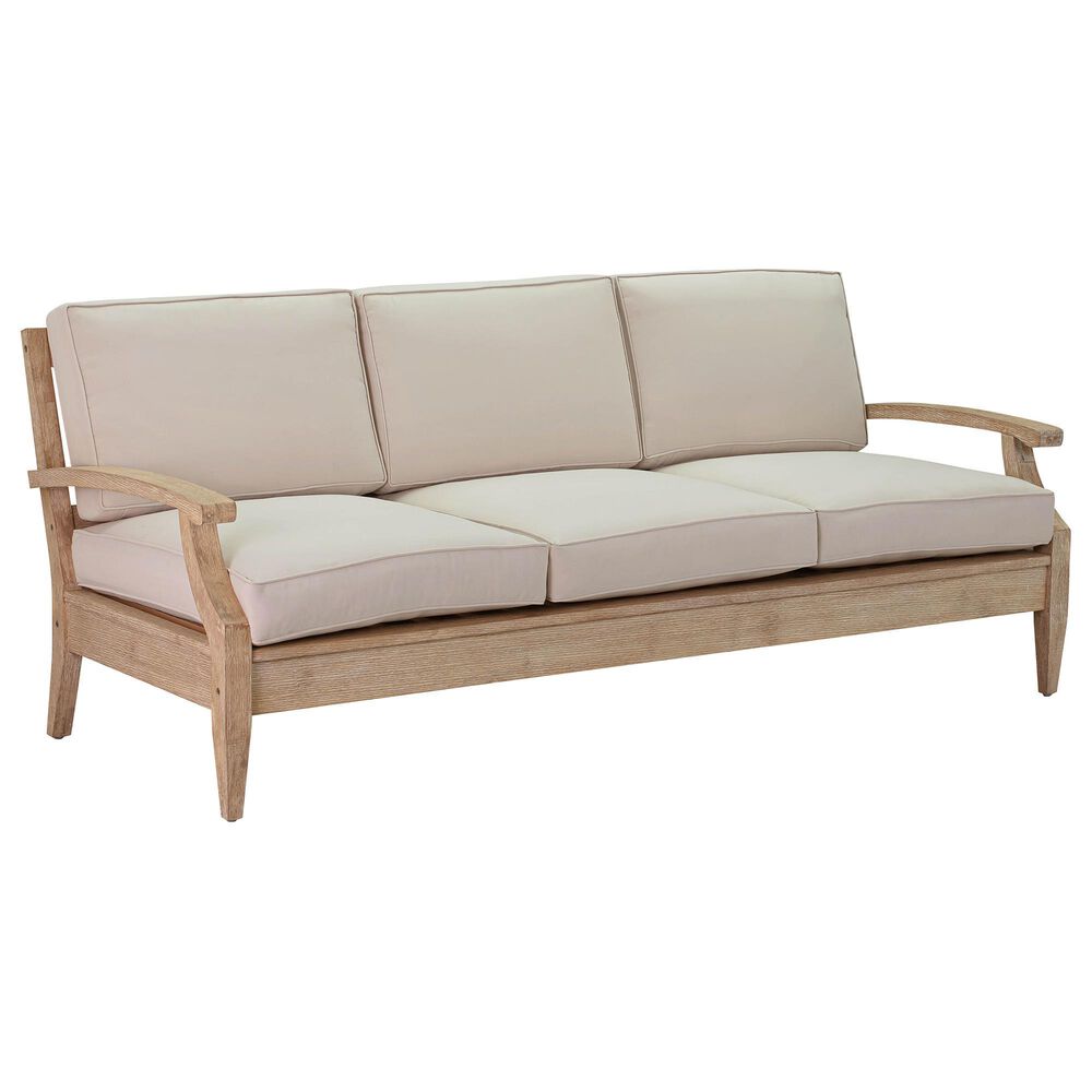 Tov Furniture Miriam Stationary Patio Sofa in Beige NFM