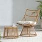Hearth and Haven Elaine 2-Piece Patio Chat Set with Beige Cushion in Light Brown, , large