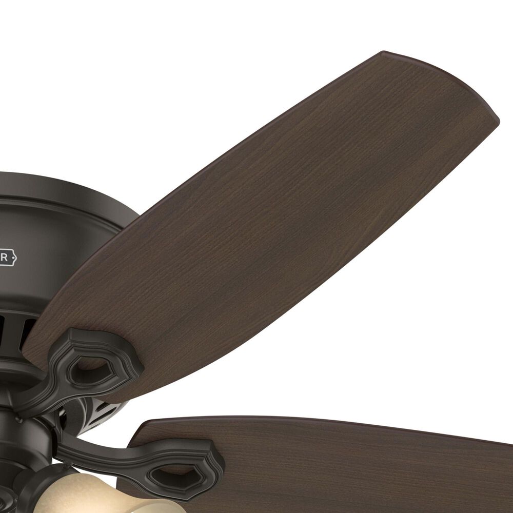Hunter Builder Low Profile 52&quot; Ceiling Fan with Lights in New Bronze, , large